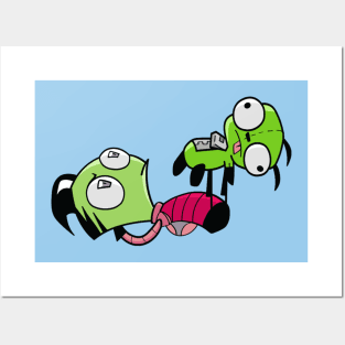 Invader Zim: Zim & Gir Posters and Art